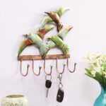 Three Fly Bird Key Holder