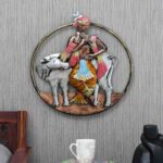 Krishna with Cow Ring Frame